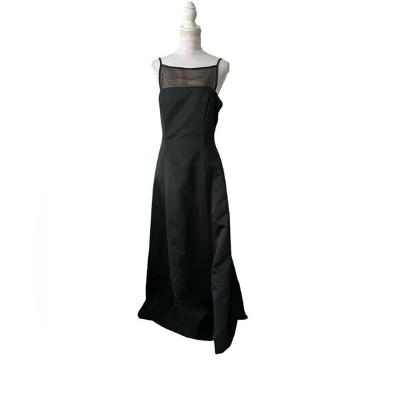 After Six As seen in Modern Bride Black Evening Gown NWT SZ 10 VTG Prom Perfect - Picture 1 of 15
